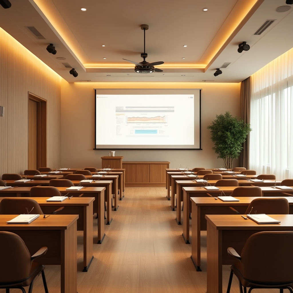 Учебный зал тренингового центра KSP Base Hub